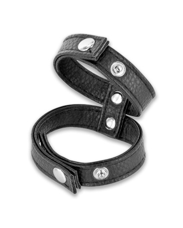 Fetish Tentation Double Сockring Leather Cock Ring