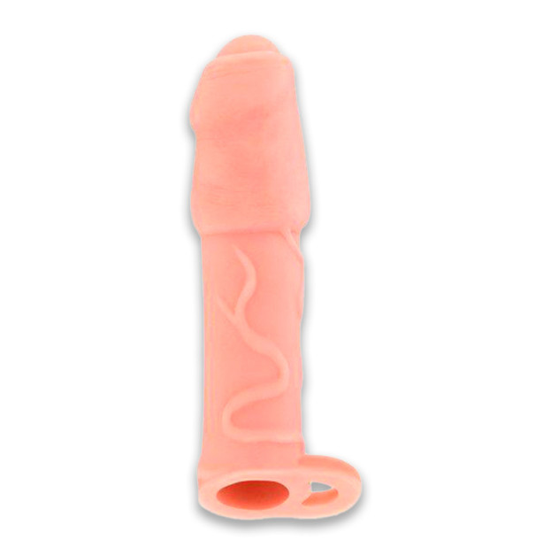 Насадка на член с кольцом Real Body Real Extender DICKY