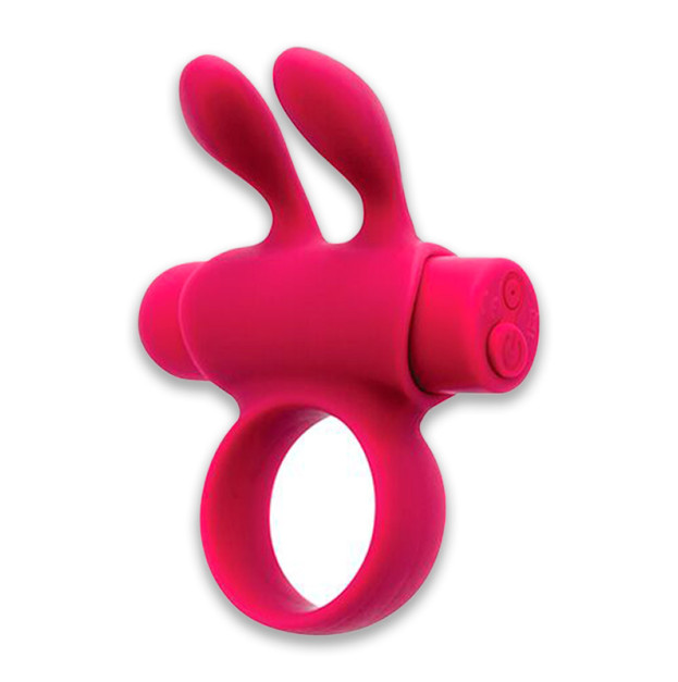Ерекційне віброкільце S Pleasures Premium Rabbit Ring Pink