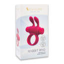 Ерекційне віброкільце S Pleasures Premium Rabbit Ring Pink