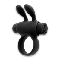 Ерекційне віброкільце S Pleasures Premium Rabbit Ring Black