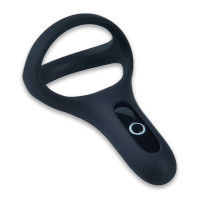 Fun Town Rise Black Double Cock Ring