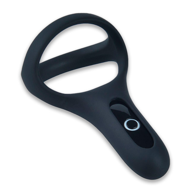 Fun Town Rise Black Double Cock Ring