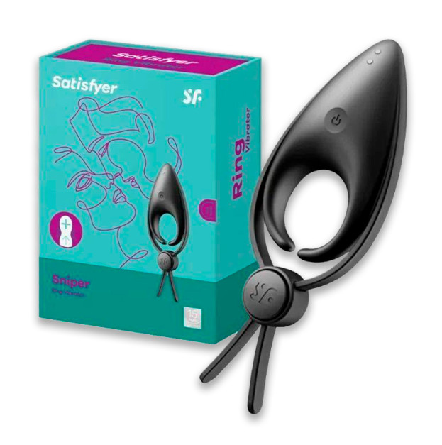 Ерекційне віброкільце Satisfyer Sniper Black