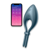 Ерекційне віброкільце Satisfyer Bullseye Dark Blue