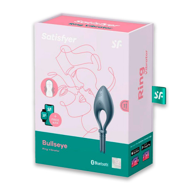 Ерекційне віброкільце Satisfyer Bullseye Dark Blue