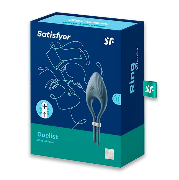 Ерекційне віброкільце Satisfyer Duelist Dark Blue