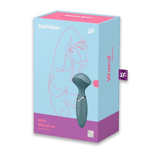 Вібратор Satisfyer Mini Wand-er Grey