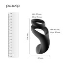 Двойное эрекционное кольцо Svakom Benedict Black