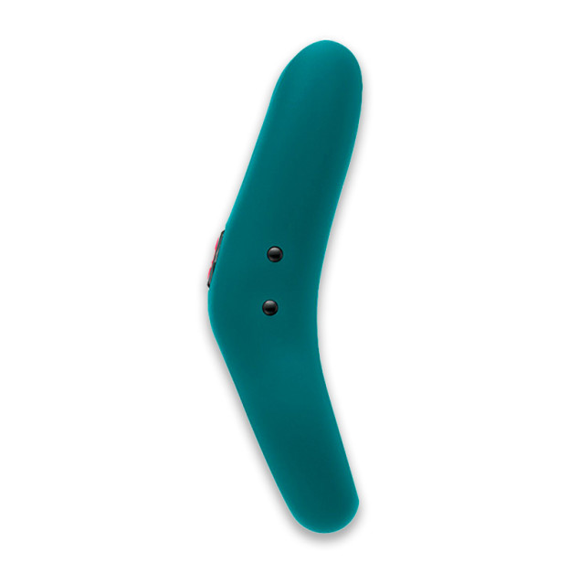 Fun Factory NŌS Deep Sea Blue Double Clitoral Stimulation Vibrating Cock Ring
