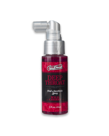 Doc Johnson GoodHead Deep Throat Spray-Wild Cherry 59ml