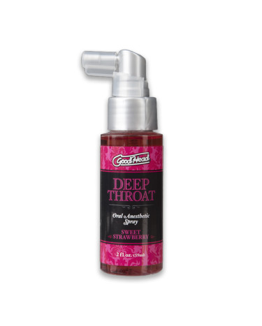 Doc Johnson GoodHead Deep Throat Spray-Sweet Strawberry 59ml
