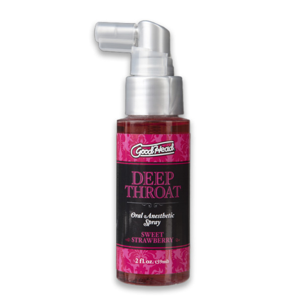 Doc Johnson GoodHead Deep Throat Spray-Sweet Strawberry 59ml
