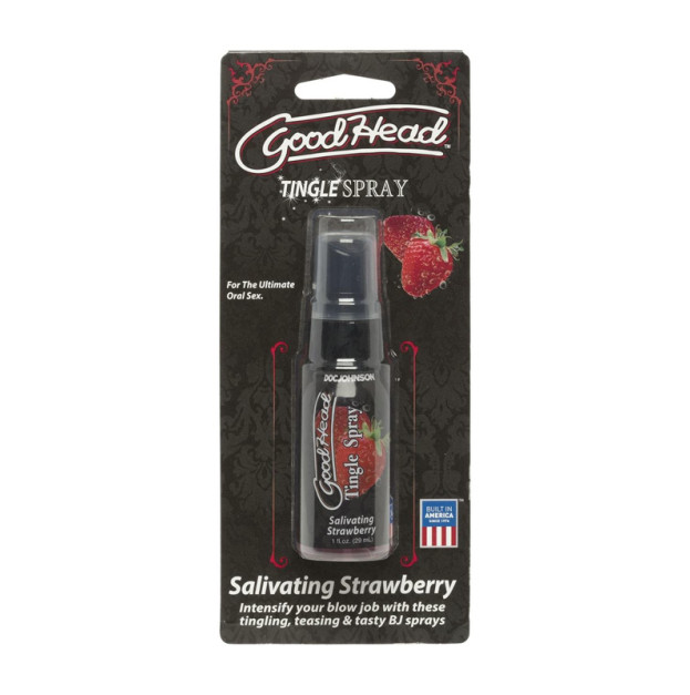 Спрей для минета с вибрирующим эффектом Doc Johnson GoodHead Tingle Spray-Strawberry 29 мл
