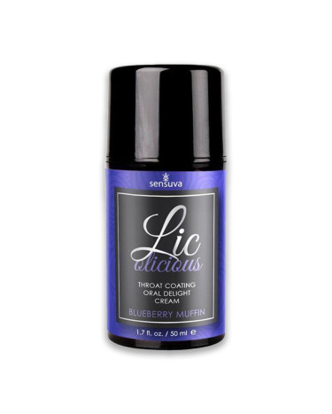 Гель для мінету Sensuva Lic-o-licious Blueberry Muffin 50 мл