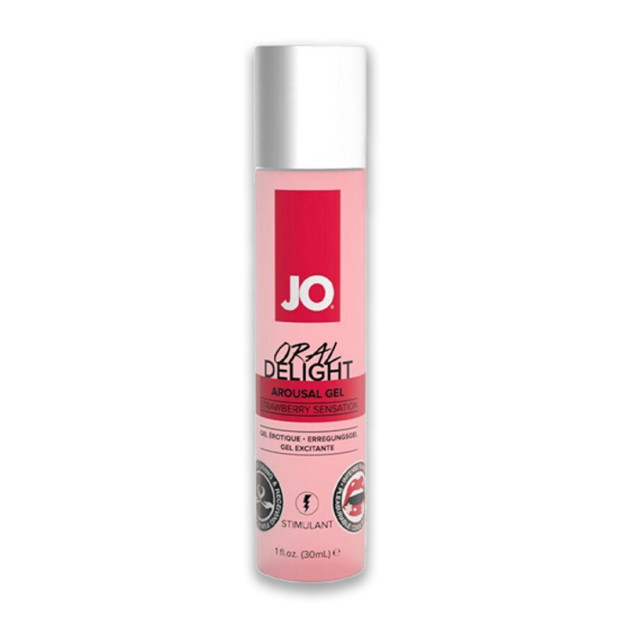 Возбуждающий гель для оральных ласк System JO ORAL DELIGHT STRAWBERRY SENSATION 30 мл