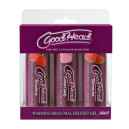 Розігріваючий гель для орального сексу Doc Johnson GOODHEAD WARMING HEAD 3 PACK