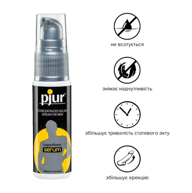 Пролонгирующий гель для мужчин Pjur Superhero Serum 20 мл