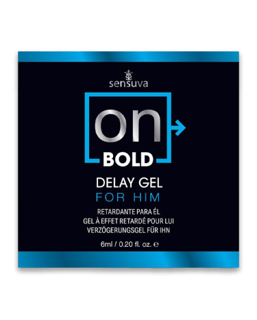 Пробник пролонгатора для мужчин Sensuva ON Bold 6 мл