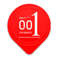 Ультратонкие презервативы Olo 0,01 3 шт красные