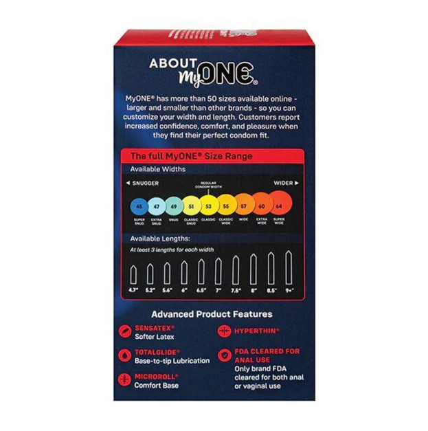 Презервативы MyONE Super Wide & Long 10 шт