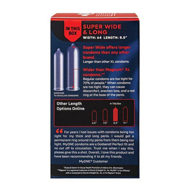 Презервативы MyONE Super Wide & Long 10 шт