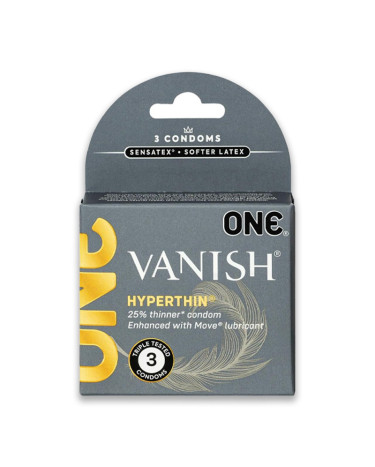 Презервативы ONE Vanish Hyperthin 3 шт