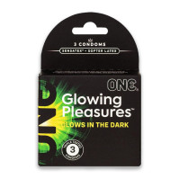 Презервативы ONE Glowing Pleasures 3 шт