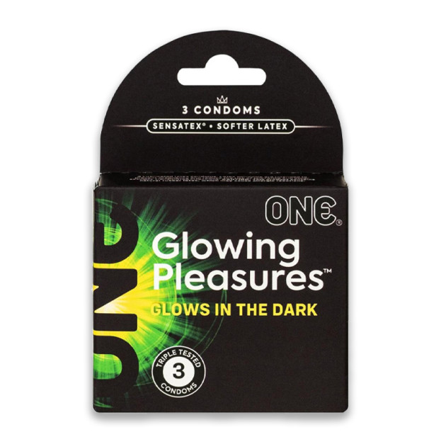 Презервативы ONE Glowing Pleasures 3 шт