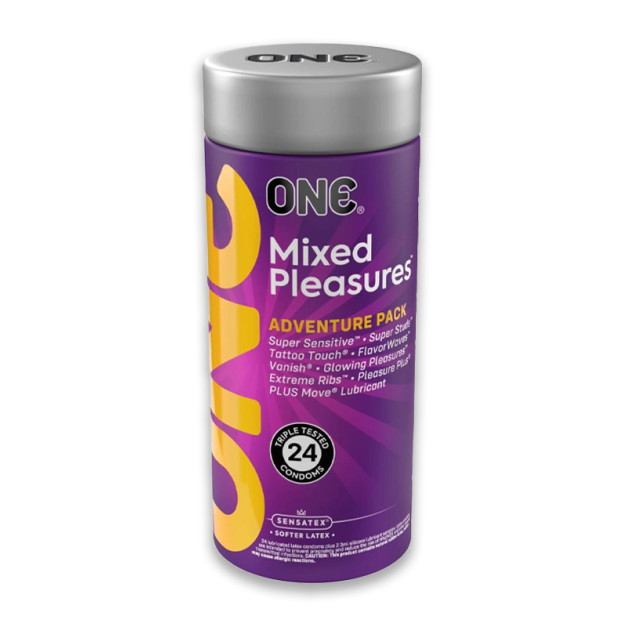 Презервативы ONE Mixed Pleasures 24 шт
