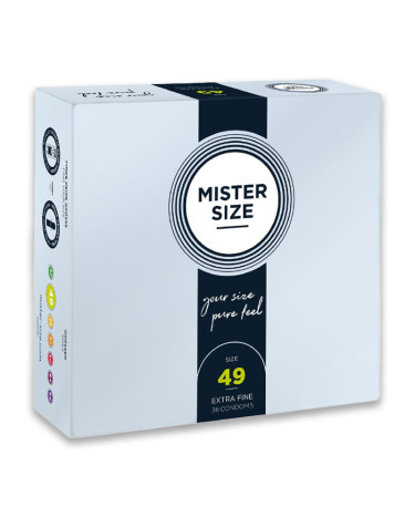 Condoms MISTER SIZE 49 36 pcs