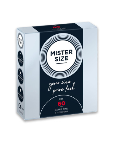 Презервативи MISTER SIZE 60 3 шт