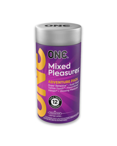 Презервативы ONE Mixed Pleasures 12 шт
