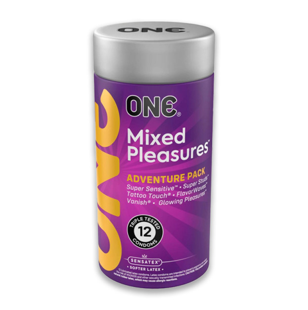 Презервативы ONE Mixed Pleasures 12 шт
