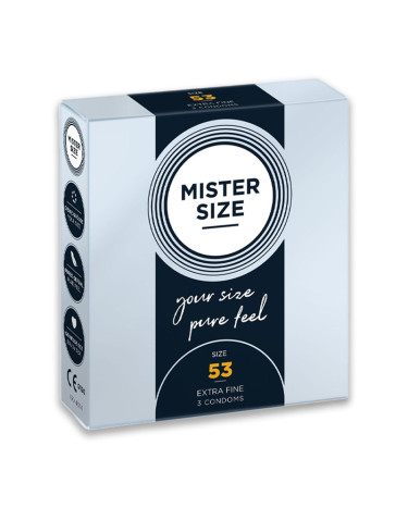 Condoms MISTER SIZE 53 3 pcs