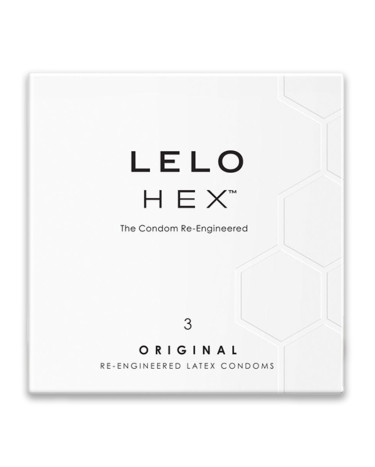 Презервативы LELO HEX Condoms Original 3 Pack