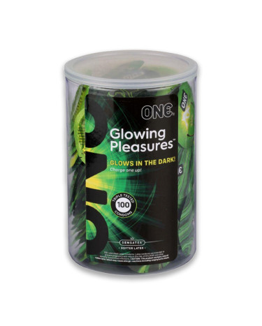 Набор презервативов ONE Glowing Pleasures 100 шт