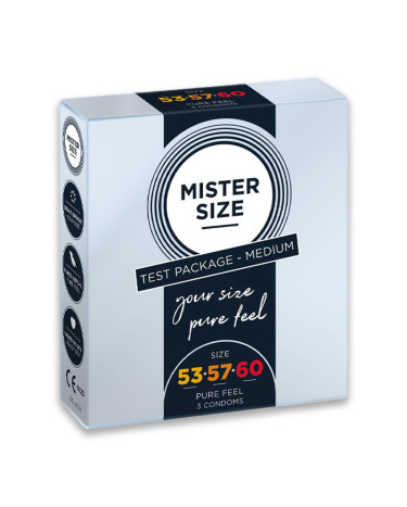 Презервативы MISTER SIZE Testbox 53-57-60 3 шт