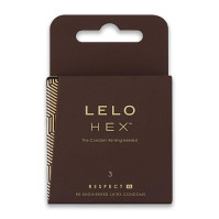 LELO HEX Condoms Respect XL 3 Pack