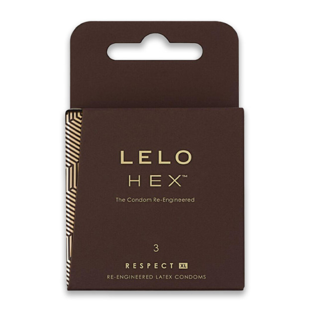 LELO HEX Condoms Respect XL 3 Pack
