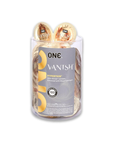 Набор презервативов ONE Vanish Hyperthin 100 шт