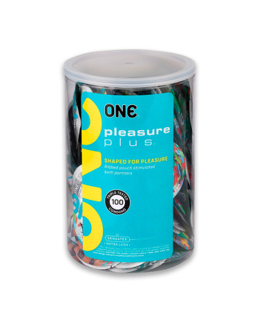Набір презервативів ONE Pleasure Plus 100 шт