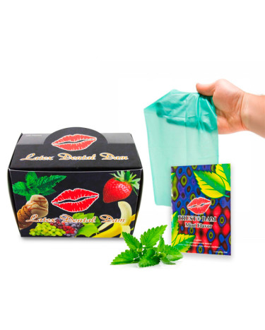 Набор латексных салфеток Latex Dental Dams Mint 100 шт