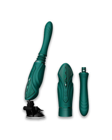 Компактна секс-машина Zalo Sesh Turquoise Green