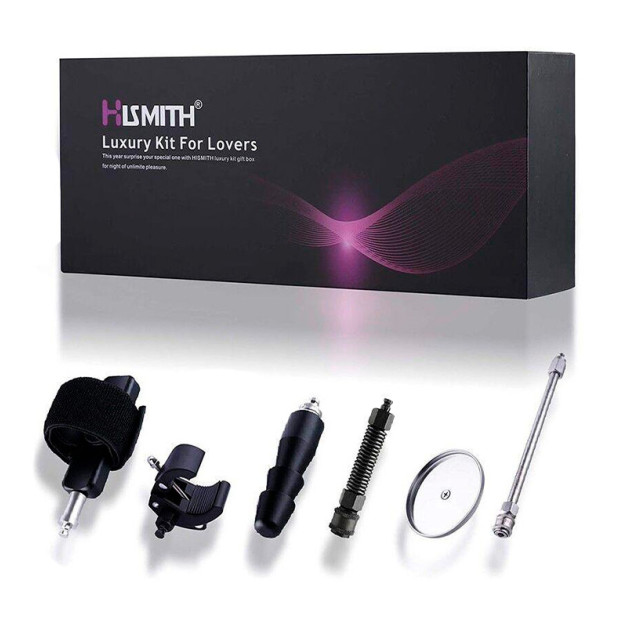Набір адаптерів для секс машини Hismith KlicLok System Set for Lovers