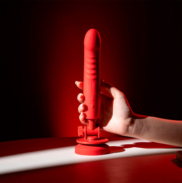 Смарт-міні секс-машина Lovense Mission 2 Vibrating Suction Cup Dildo