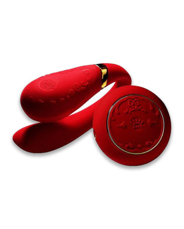 Vibrator Zalo Fanfan set Bright Red