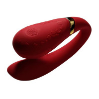 Vibrator Zalo Fanfan set Bright Red