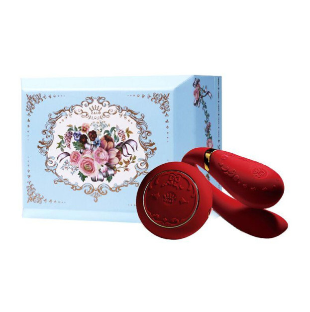 Vibrator Zalo Fanfan set Bright Red