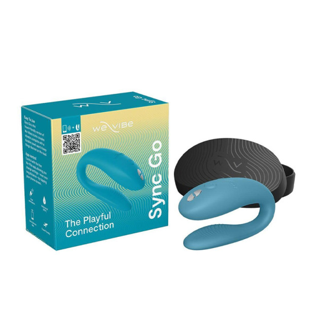 Смарт-вібратор для пар We-Vibe Sync GO Turquoise